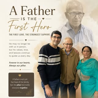 Forever Our First Hero 🙌🏻😇

A father is more than the head of a family — he is its pillar, protec