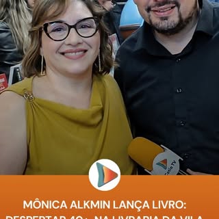 ✨ Nossa equipe da Cotia TV esteve presente no lançamento do livro “Despertar 40+”, da escritora Môni