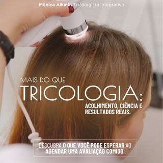 Agendar uma avaliação é o primeiro passo para cuidar da sua saúde capilar e da sua autoestima. 💇🏼‍