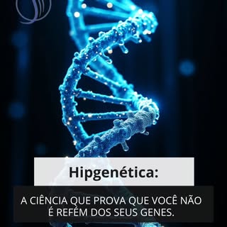 Por muito tempo, acreditamos que **genes eram destino**.
 “Minha família é assim, então eu também vo