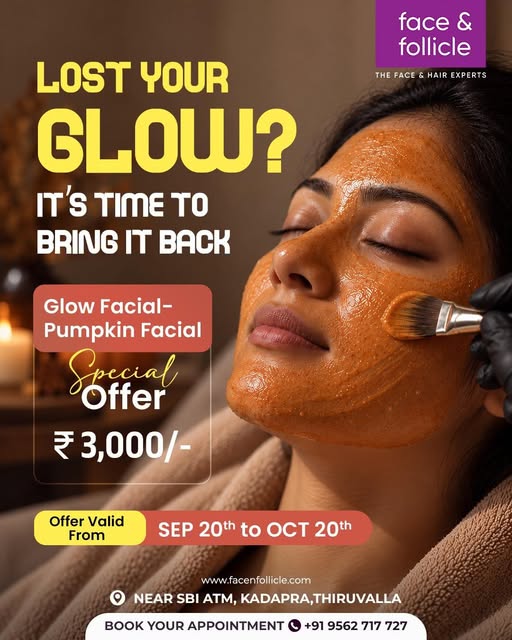 Want to improve the way your skin looks and feels?

The Pumpkin Facial offers targeted exfoliation a