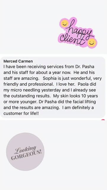 This is exactly why we love what we do. 🤍

When a patient says her skin looks “10 years younger,” w