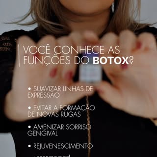 Botox vai muito além de estética! 💉✨ 
No Reels de hoje, te conto as funções incríveis dessa toxina 