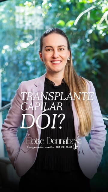 Nesse vídeo explico como funciona o controle da dor durante o transplante capilar e por que, com ane