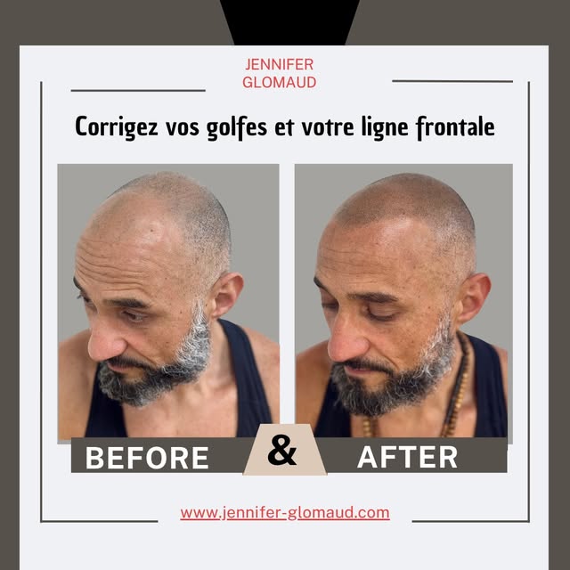 Après 3 séances de Tricopigmentation effet rasé
Sans éviction sociale
Résultats en 1 mois #greffefue