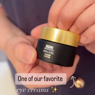 @isdinusa’s Vital Eyes overnight repairing eye cream with melatonin is one of our favorite products 