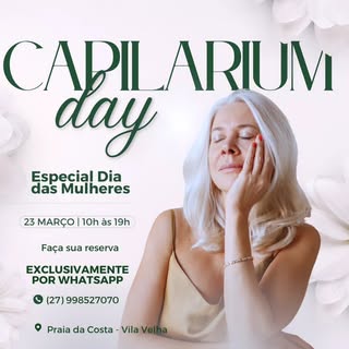 SIM! Mais um Capilarium Day, esse especialmente para homenagear as mulheres das nossas vidas. 

Como