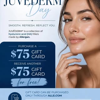 🚨 Mark your calendars! 🚨

Juvederm Day is August 19th! 💉✨

Starting at 12:00 PM EST, Allē is brin