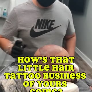 “how’s that little hair tattoo business of yours going?”

started from a simple idea, built with ste