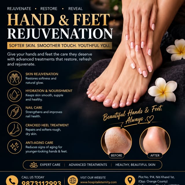 ✨ Hand & Feet Rejuvenation – Give Your Skin the Care It Deserves

Your hands and feet deserve attent