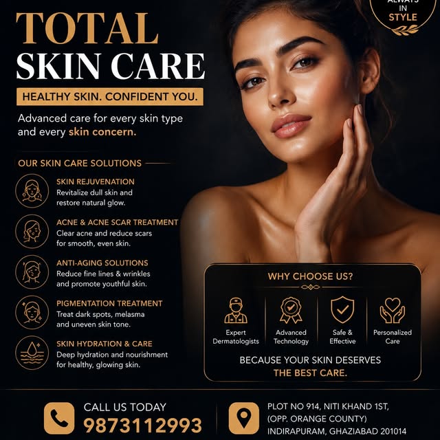 ✨ Total Skin Care – Healthy Skin, Confident You

Your skin deserves care that is personalized to you