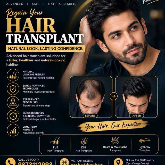 🧑‍🦱 Hair Transplant – Regain Your Hair, Restore Your Confidence

Struggling with hair loss or a re