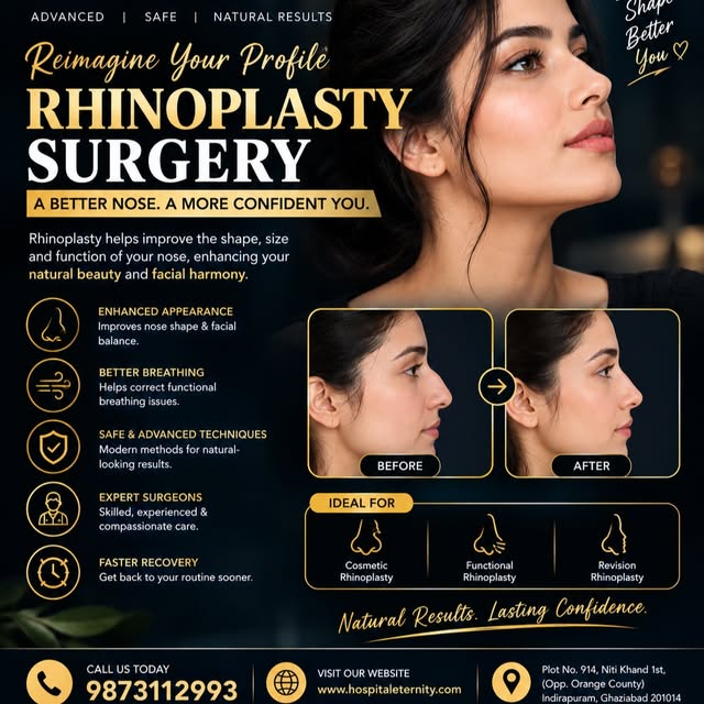 ✨ Rhinoplasty Surgery – Refine Your Profile, Restore Your Confidence

Thinking about improving the s