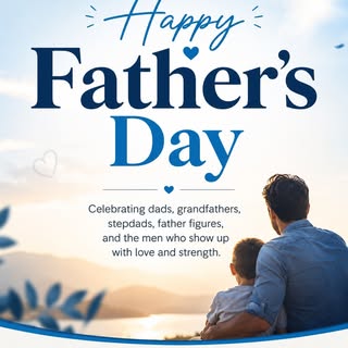 Happy Father’s Day 💙

Today we celebrate the dads, grandfathers, stepdads, father figures, mentors,