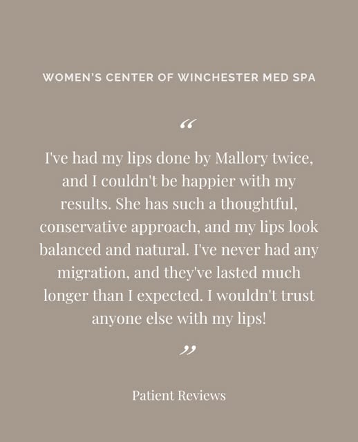 Ready to talk lips? Complimentary aesthetic consultations are always available at WCW Med Spa.

🤍 W