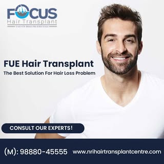 FUE Hair Transplant
Focus Hair Transplant Centre
Website: http://nrihairtransplantcentre.com/
Phone: