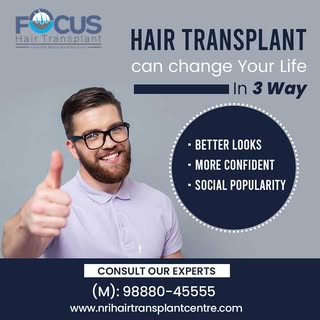 Hair Transplant
Focus Hair Transplant Centre
Website: http://nrihairtransplantcentre.com/
Phone: +91