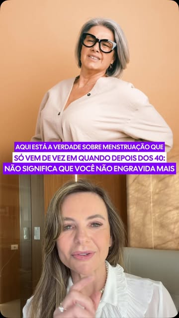 Se o seu ciclo começou a ficar irregular, espaçado ou até passar alguns meses sem menstruar, isso po