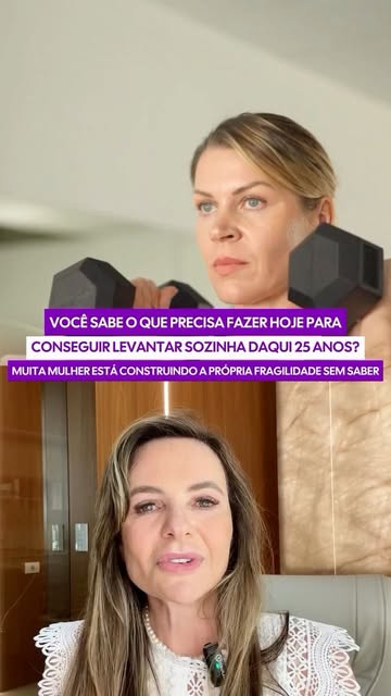 MENOPAUSA TAMBÉM PODE FAZER VOCÊ PERDER MÚSCULO — E ISSO VAI MUITO ALÉM DA ESTÉTICA.

Com a queda do