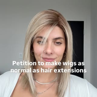 Because why is there still such a stigma around wigs?