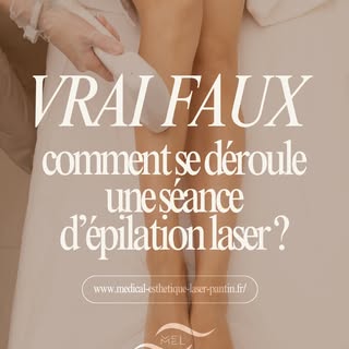 🧑‍⚕️ VRAI / FAUX : comment se déroule une séance d’épilation laser ?

❌ “Le laser est totalement in
