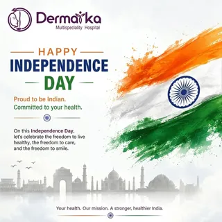 🇮🇳 Celebrating 80 Years of Independence!
Freedom to live healthy. Freedom to live fully. ❤️
Dermai