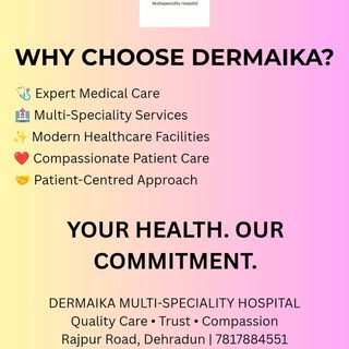 Quality healthcare should be about care, trust and accessibility. ❤️

At Dermaika Multi-Speciality H