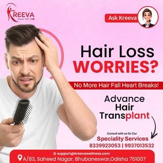 😟 Hair Loss Worries? No more hair fall heartbreaks! 💔🧑‍🦲
💇‍♂️ Try our Advanced Hair Transplant 