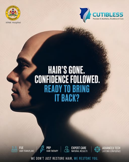 Hair loss can affect more than your appearance—it can affect your confidence too. ✨

At Cutibless, w