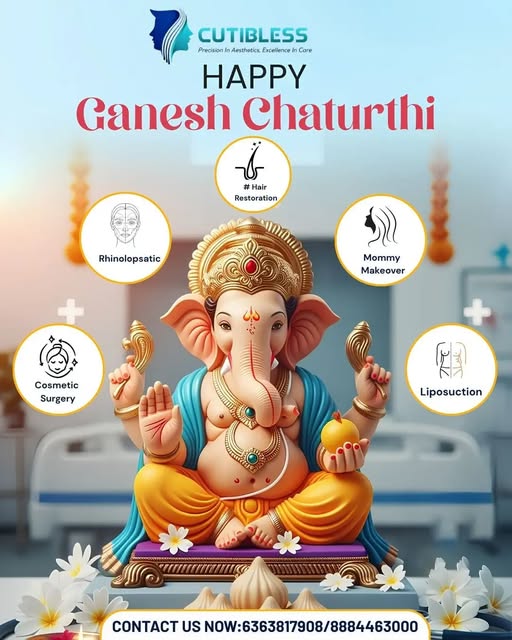 🐘✨ A festival of positivity, a moment for new beginnings.

May Lord Ganesha fill your life with con