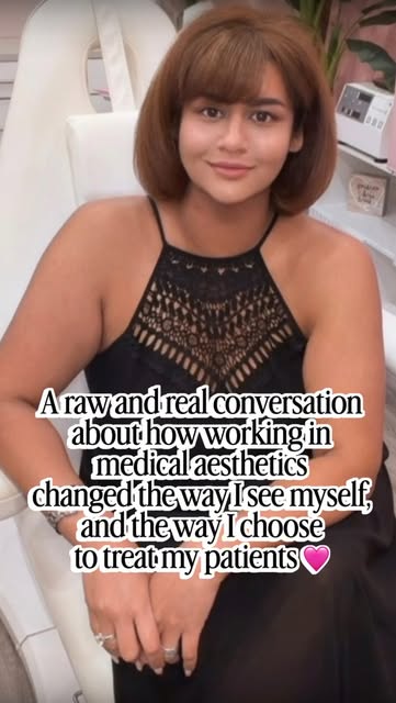 A raw and real conversation about how working in aesthetics changed the way I see myself—and the way