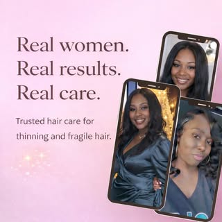 Real women. Real results. Real care.

This isn’t just hair it’s trust, protection, and feeling like 