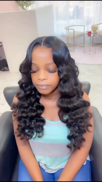 Love a natural-looking middle part but tired of blending leave-out? A 2x6 closure gives you a define