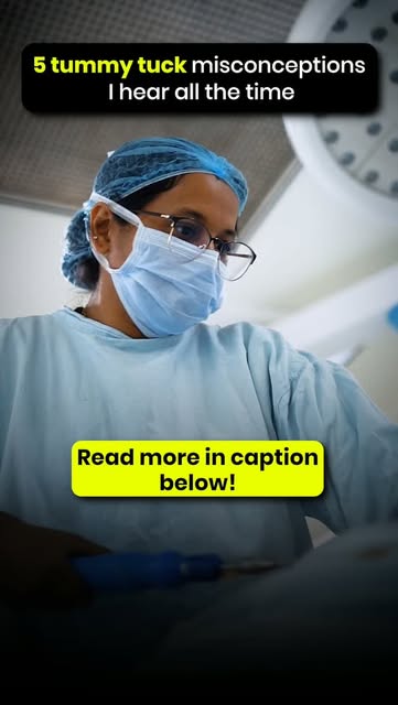 5 Tummy Tuck misconceptions I hear all the time! 👇

Tummy tuck (abdominoplasty) is often misunderst