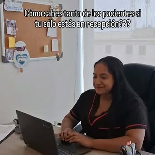 En recepción también estamos pendientes de cada detalle👀🩺Porque conocer a nuestros pacientes es pa