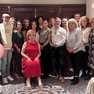 We all let our hair down last night 😉 to celebrate with Harriet as she’s working in the salon 50 ye
