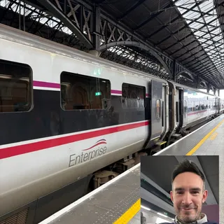 A different way to travel for me and my hair transplant client today, for their procedure in our Daw