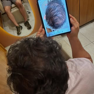 🧠 Esse é o poder de um tratamento inteligente e personalizado.
📍Paciente com Alopecia Androgenétic