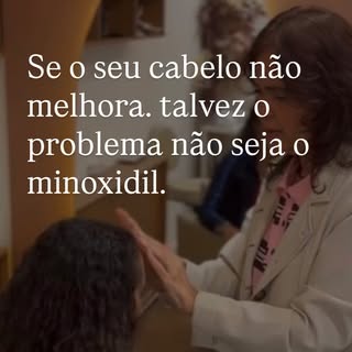 Se o seu cabelo não melhora… talvez o problema não seja o minoxidil. 👀

Em clínica, vejo muitas mul