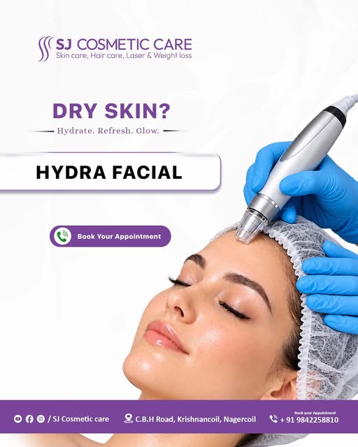 Struggling with dull, dry skin?

📍 S J Cosmetic Care, C.B.H Road, Krishnancoil, Nagercoil
📞 +91 98
