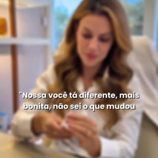 “Você tá diferente… mais bonita. Não sei explicar o que mudou.” 👀

Talvez seja o conjunto. Um pouqu