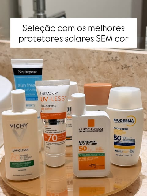 Fiz uma seleção com alguns protetores SEM COR que eu adoro! 🥰

Me contem aqui: usam ou já usaram al