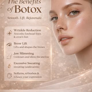 Smooth. Lift. Rejuvenate. 
Botox isn’t just about wrinkles — it’s about refining your look without c