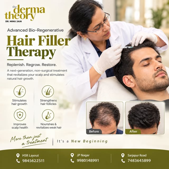 Ready for a new beginning with your hair? 💆‍♂️✨

Our Advanced Bio-Regenerative Hair Filler Therapy 