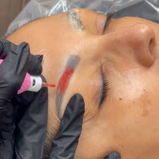 Cool gray brows need to be corrected and warmed up with orange shades. (Read below) 

How to correct
