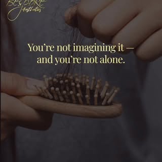 If you’ve started noticing more hair in your brush lately — you’re not alone 💛
So many women experi