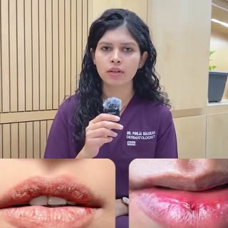 Dry lips even after using lip balm? 👀
It could be due to lip licking dermatitis. Constant lip licki