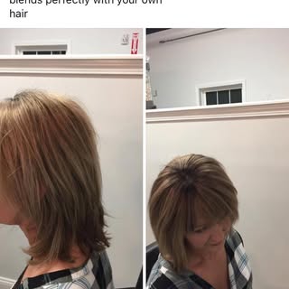 You get 15% off with the purchase of your first hair piece