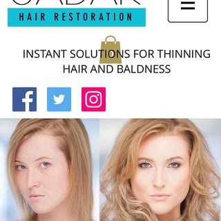 Jadak Hair Restoration is now selling Wigs! Synthetic, soft shades are perfect for this Winter.  Sho