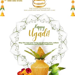 #theedenaesthetics #happyugadi #vizag #skinandhaircare #madhurawada